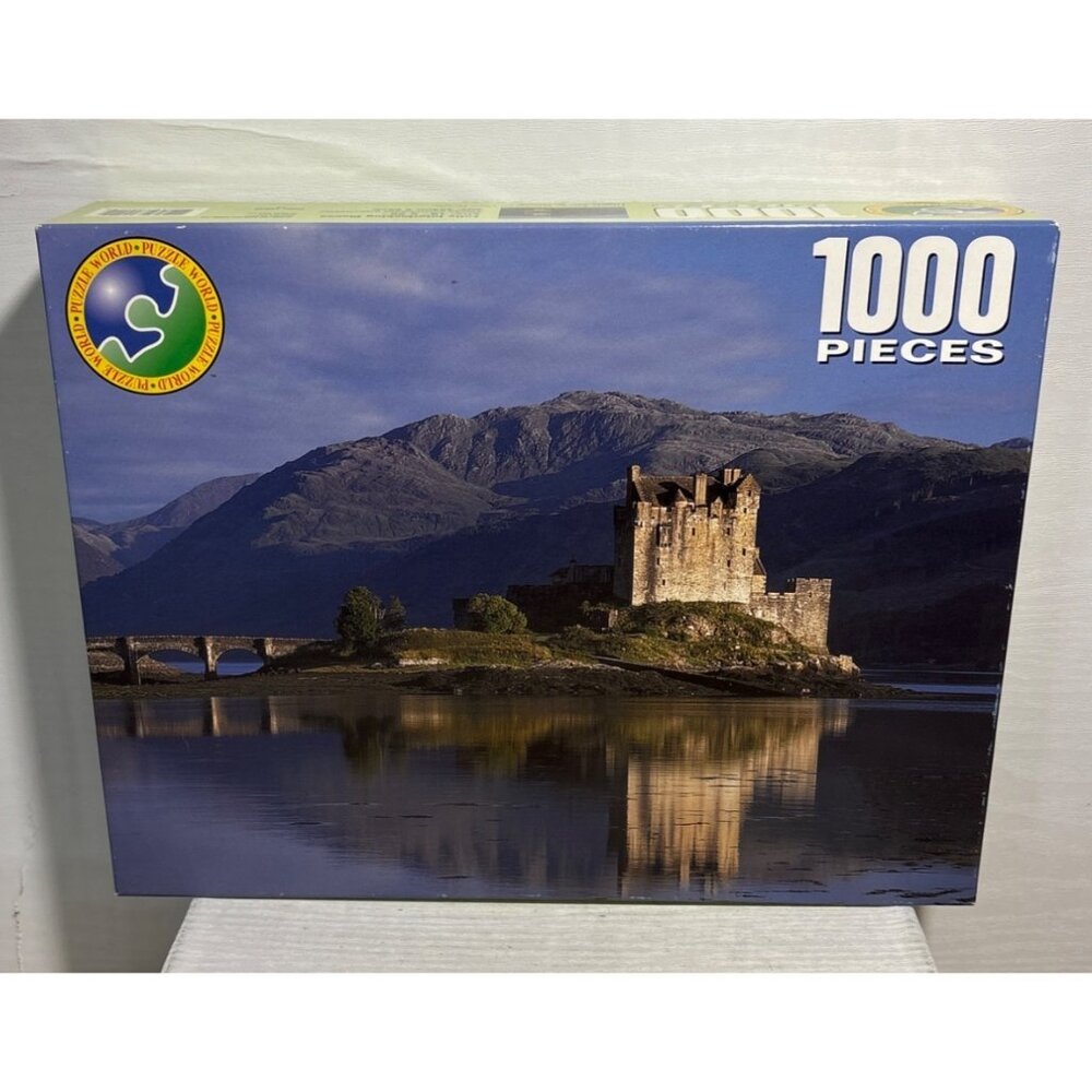 Puzzle World 1000 Pieces Castle Eilean Donan on Loch Dulch, Highlands Scotland